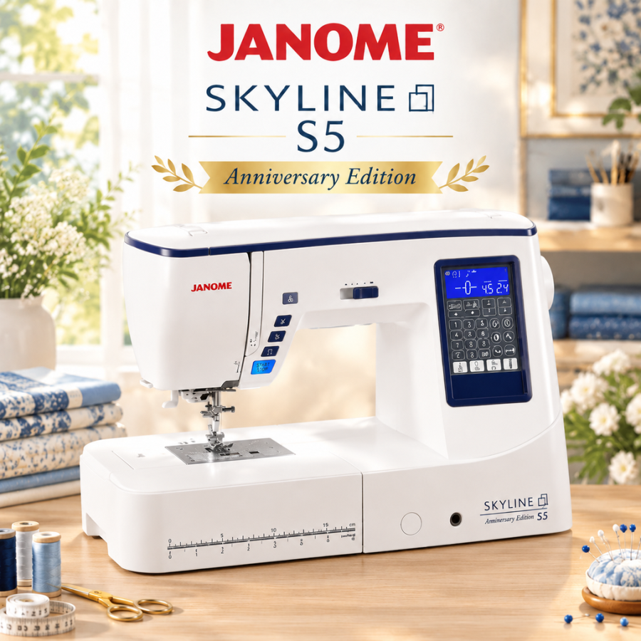 Швейная машина Janome Skyline S5 Anniversary Edition — швейная техника Швейная машина Janome Skyline S5 Anniversary Edition — швейная техника