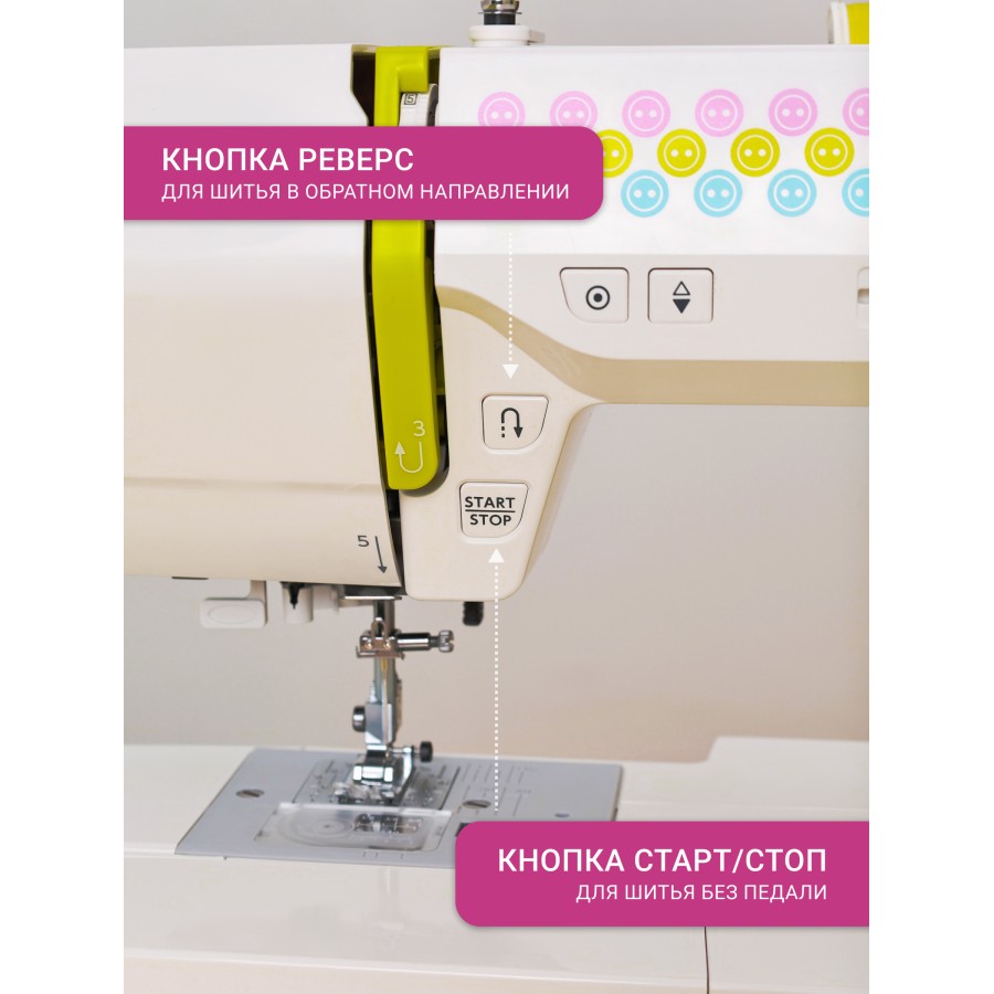 Электронная швейная машинка Janome Excellent Stitch 100 — швейная техника