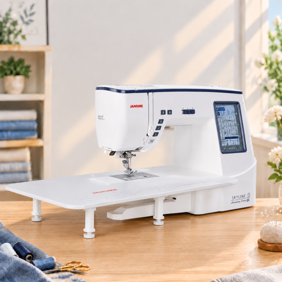 Швейная машина Janome Skyline S3 Anniversary Edition — швейная техника Швейная машина Janome Skyline S3 Anniversary Edition — швейная техника