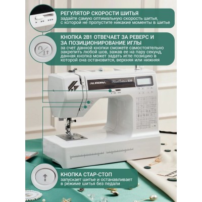 Швейная машинка AURORA Black Edition 350