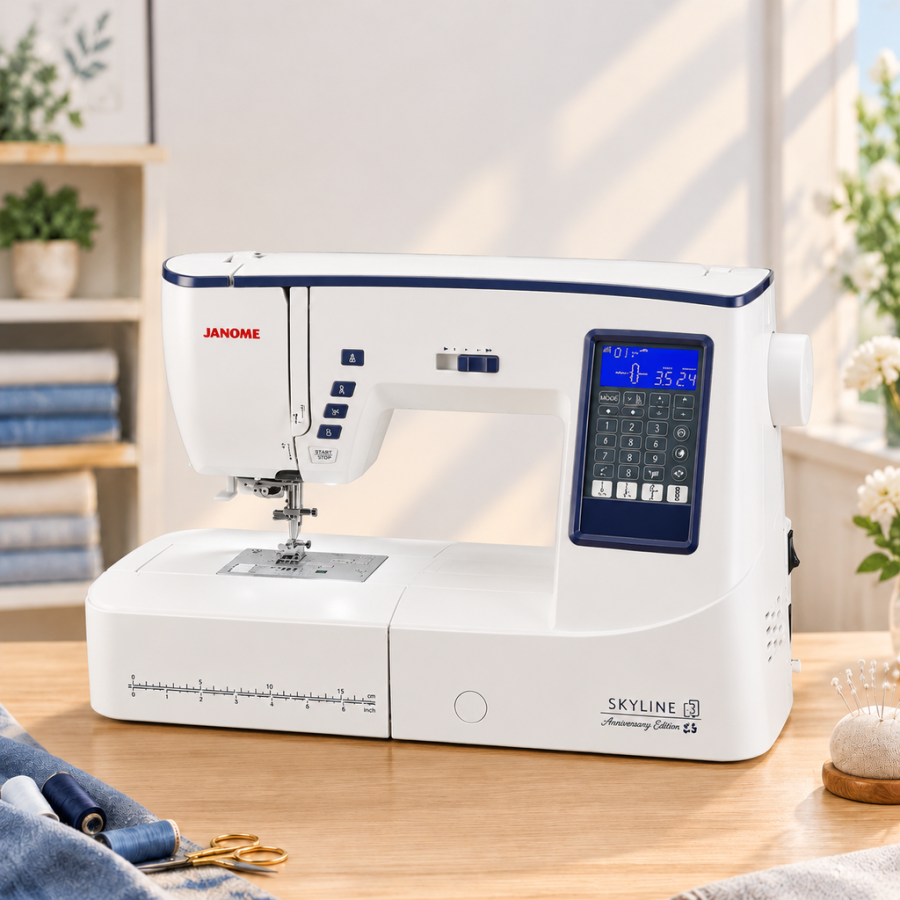 Швейная машина Janome Skyline S3 Anniversary Edition — швейная техника Швейная машина Janome Skyline S3 Anniversary Edition — швейная техника