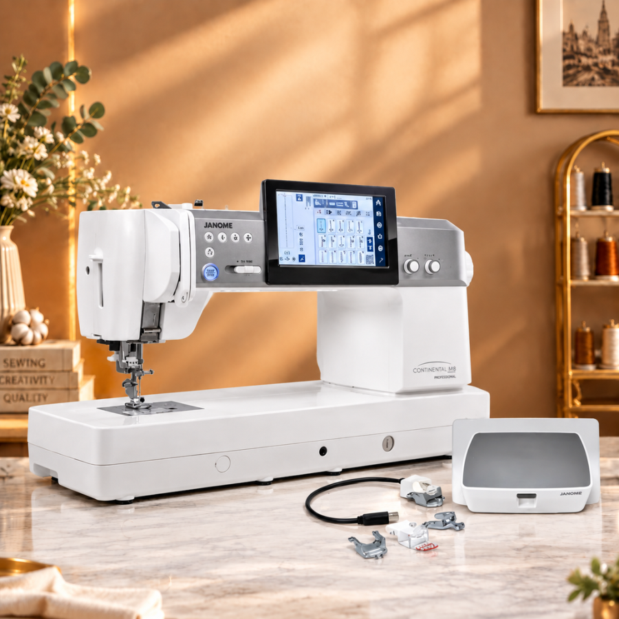 Швейная машина JANOME CONTINENTAL M8 Professional — швейная техника