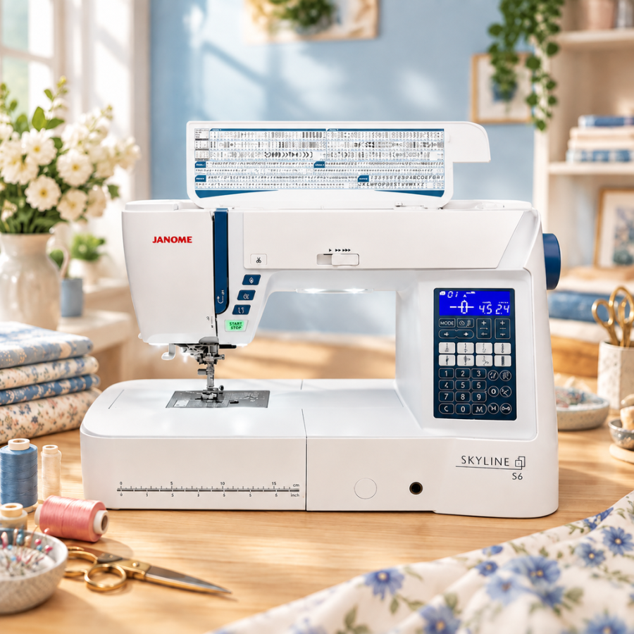 Швейная машина Janome Skyline S6 — швейная техника