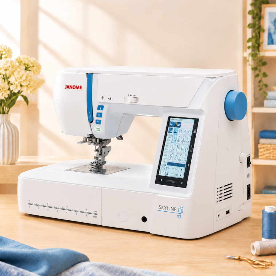 Швейная машина Janome SkyLine S7 — швейная техника