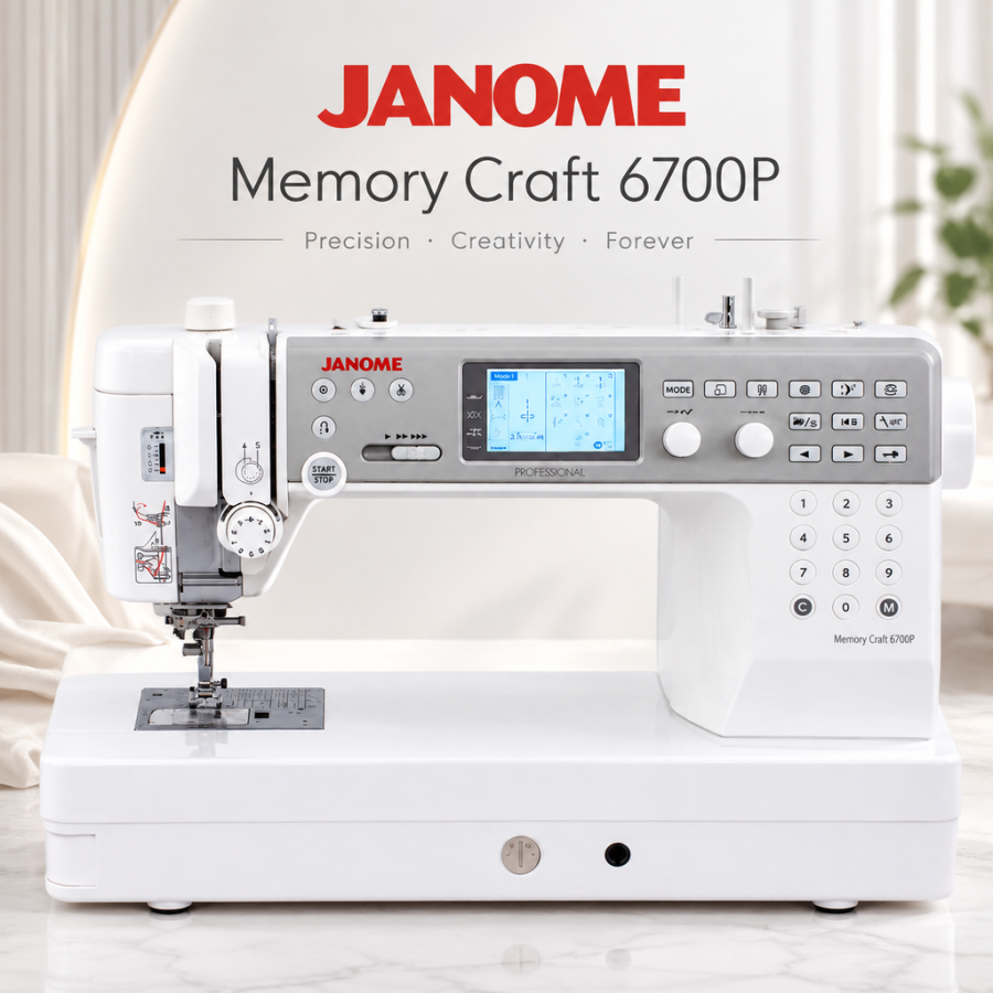 Швейная машина JANOME Memory Craft 6700P — швейная техника