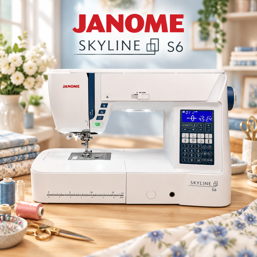Швейная машина Janome Skyline S6 — швейная техника