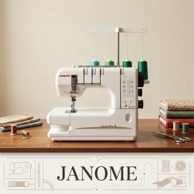 Распошивальная машина Janome Cover Pro II