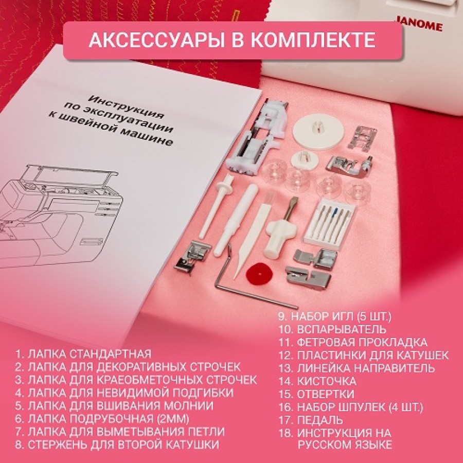 Швейная машина Janome Decor Excel 5018