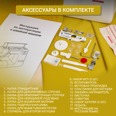 Швейная машина Janome Decor Excel 5024