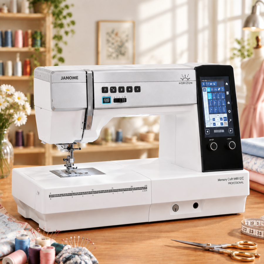 Швейная машина Janome Horizon Memory Craft 9480QCP — швейная техника Швейная машина Janome Horizon Memory Craft 9480QCP — швейная техника