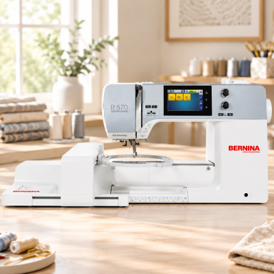 Швейно-вышивальная машина Bernina 570QE + (вышивальный модуль)