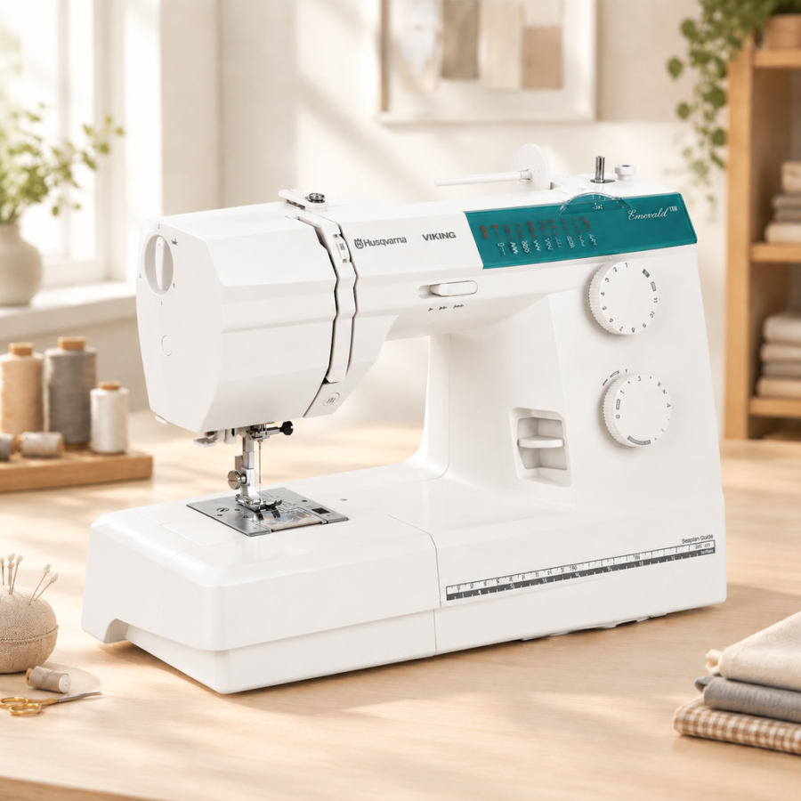 Швейная машина Husqvarna Emerald 118 — швейная техника Швейная машина Husqvarna Emerald 118 — швейная техника