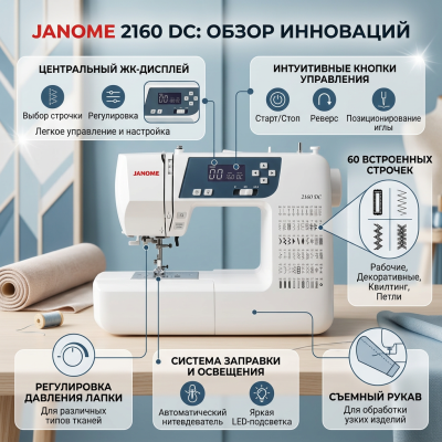 Швейная машина Janome 2160 DC