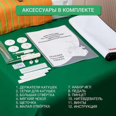 Распошивальная машина Janome Cover Pro 7000 CPS