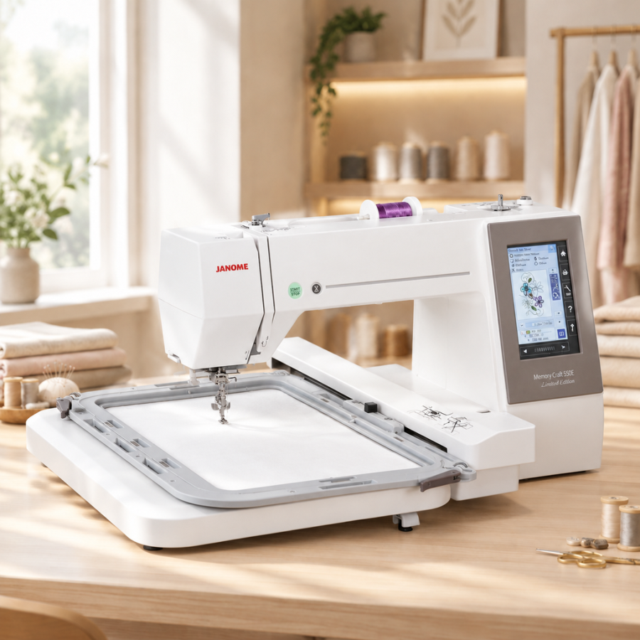 Вышивальная машина Janome Memory Craft 550E — Вышивальные машины Вышивальная машина Janome Memory Craft 550E — Вышивальные машины