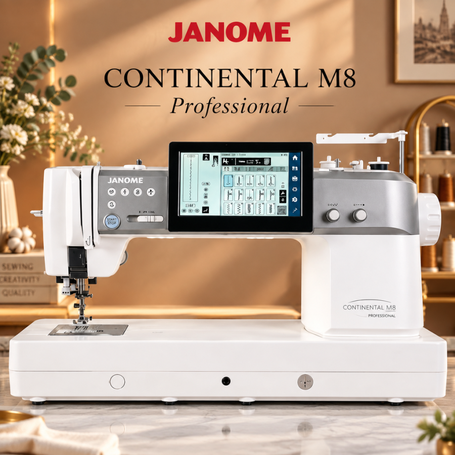 Швейная машина JANOME CONTINENTAL M8 Professional — швейная техника