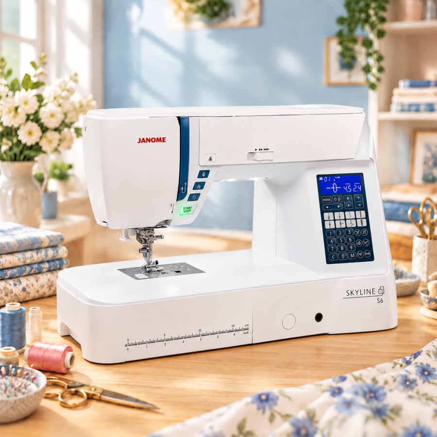 Швейная машина Janome Skyline S6 — швейная техника