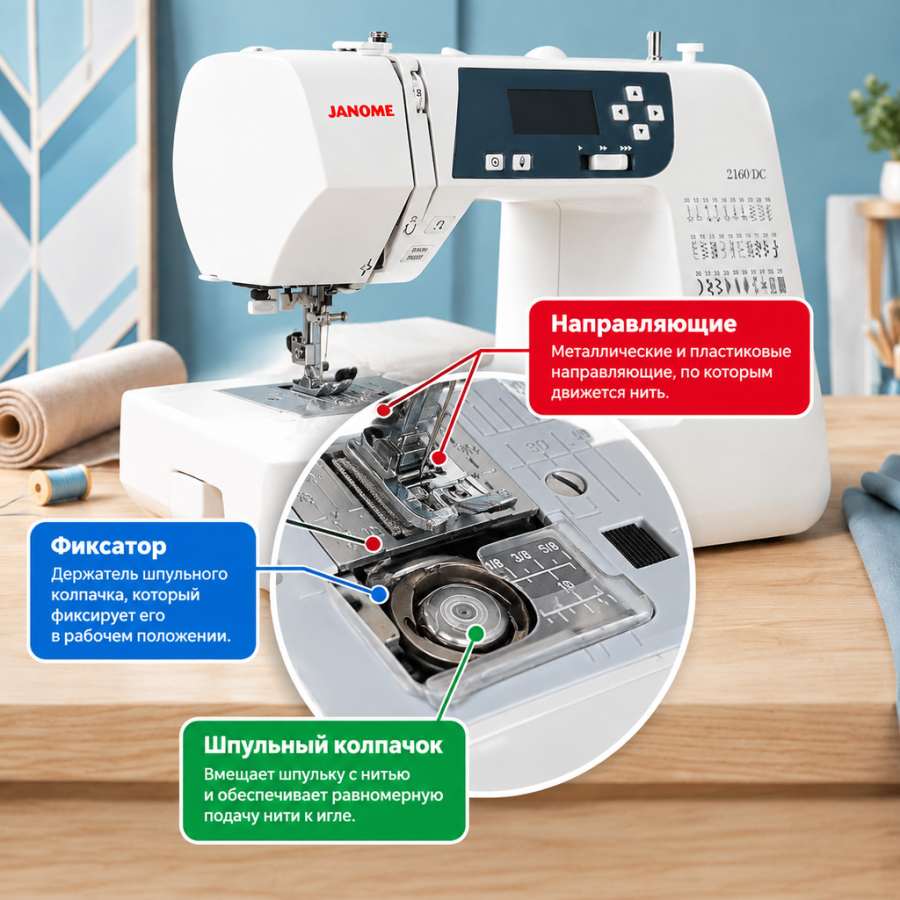Швейная машина Janome 2160 DC — швейная техника