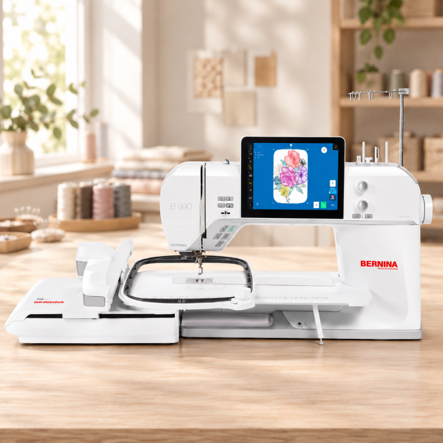 Швейно-вышивальная машина Bernina 990 — швейная техника