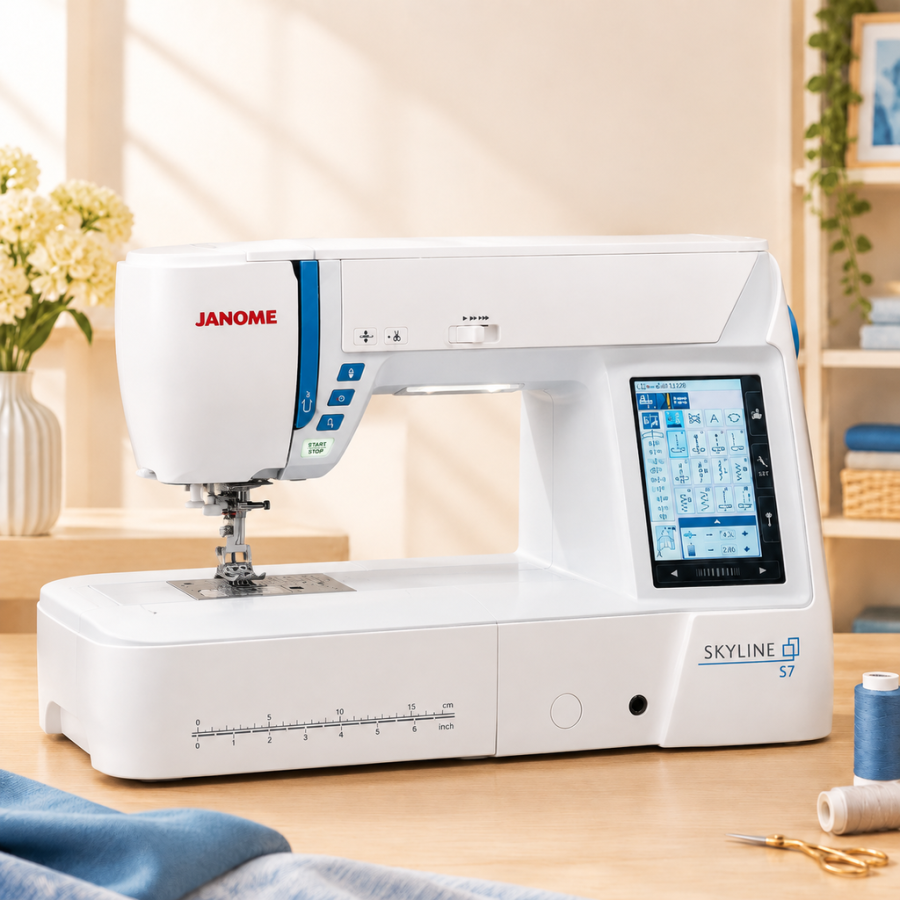 Швейная машина Janome SkyLine S7 — швейная техника
