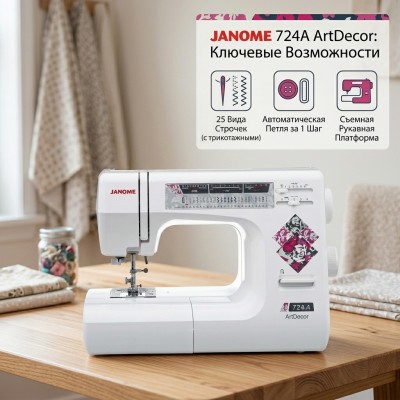 Швейная машина Janome ArtDecor 724A