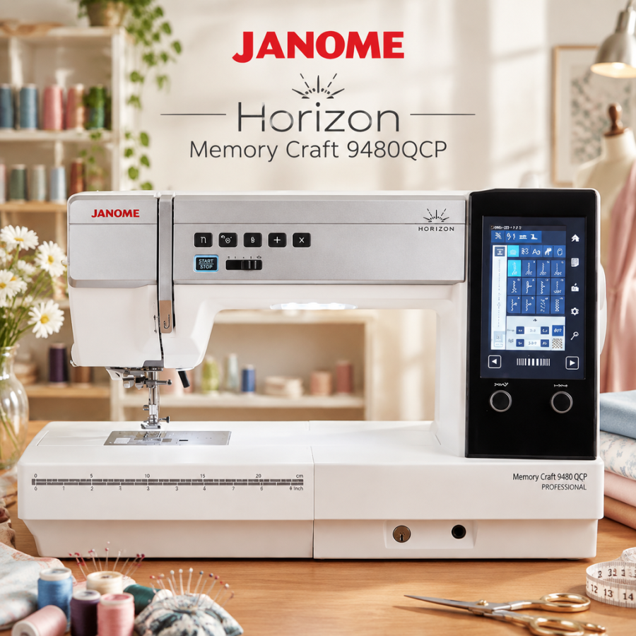 Швейная машина Janome Horizon Memory Craft 9480QCP — швейная техника