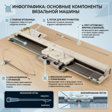 Однофонтурная вязальная машина Silver Reed SK 840
