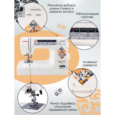 Швейная машина Janome ArtDecor 718A