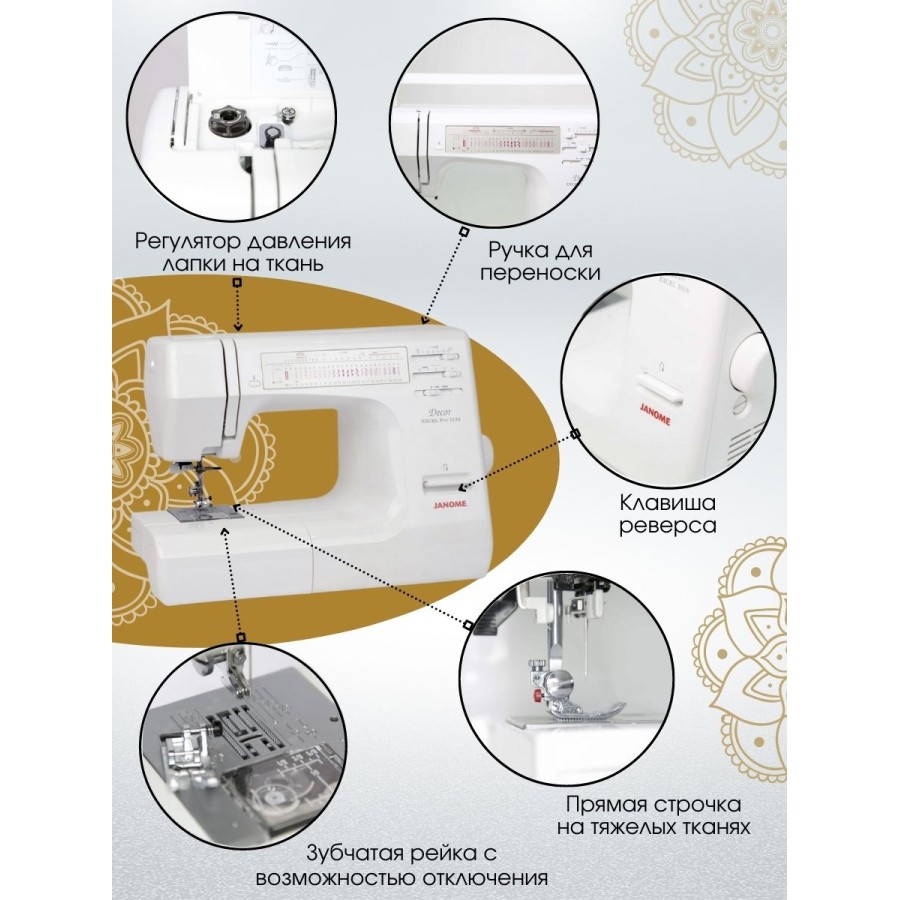 Швейная машина Janome Decor Excel 5124