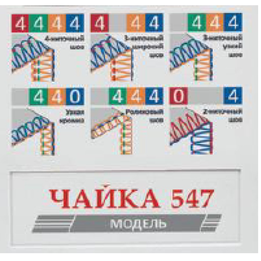 Оверлок CHAYKA 547 Оверлок CHAYKA 547