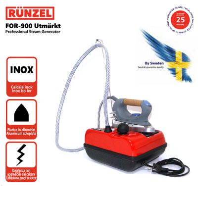 Парогенератор с утюгом RUNZEL FOR 900 UTMARKT RED Professional Steam Generator